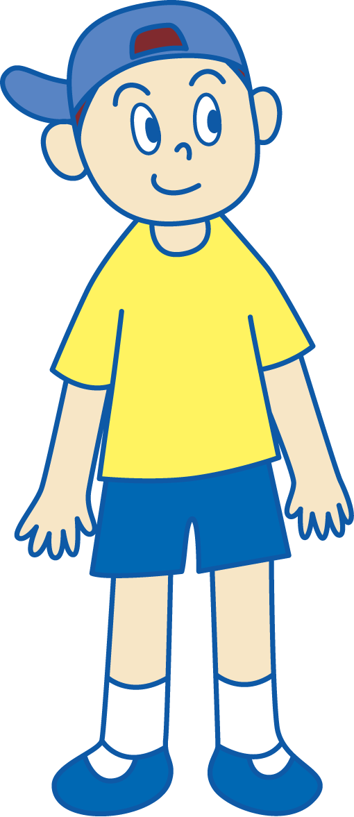日々のイラスト 男の子と女の子のイラスト