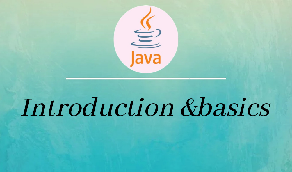 Java introduction with program agenda