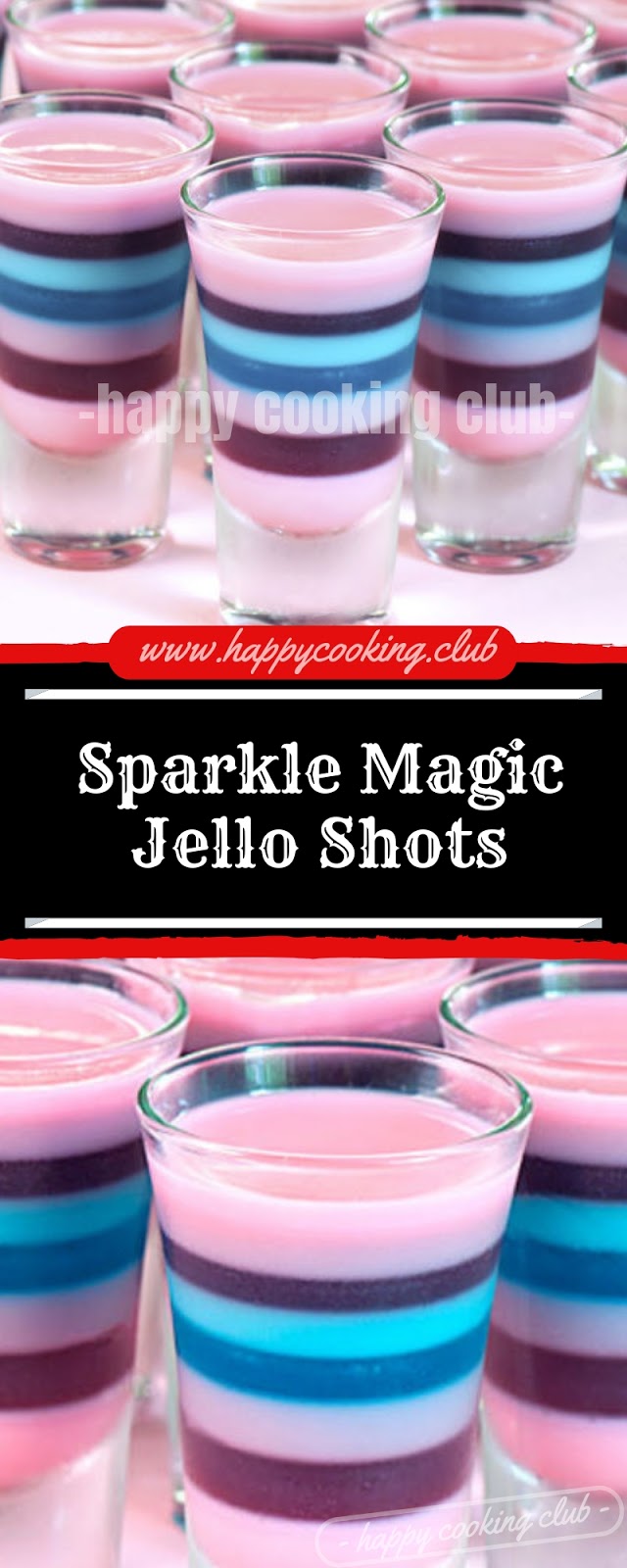 Sparkle Magic Jello Shots