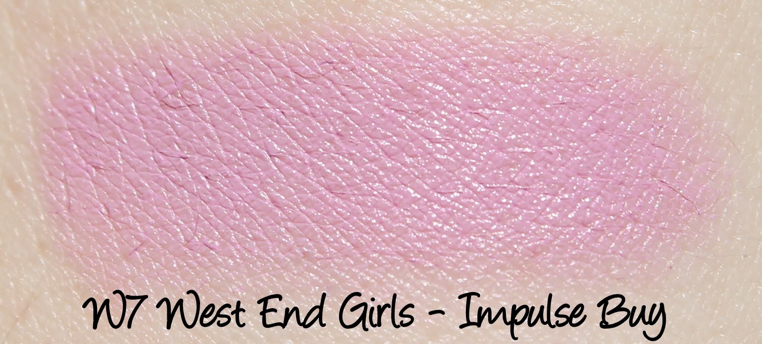 W7 West End Girls Lipstick - Impulse Buy Swatches & Review