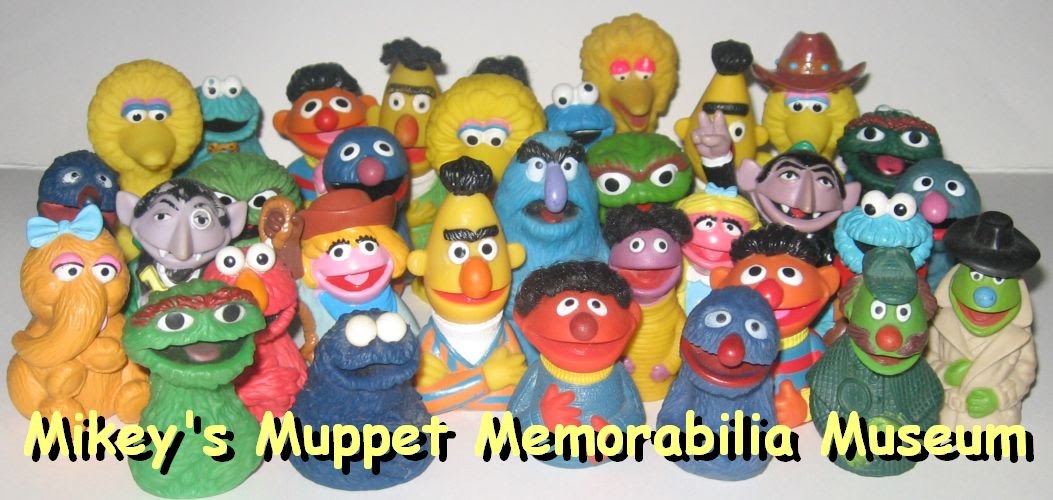 Mikey's Muppet Memorabilia Museum Sesame Street Finger Puppets 1971 2007