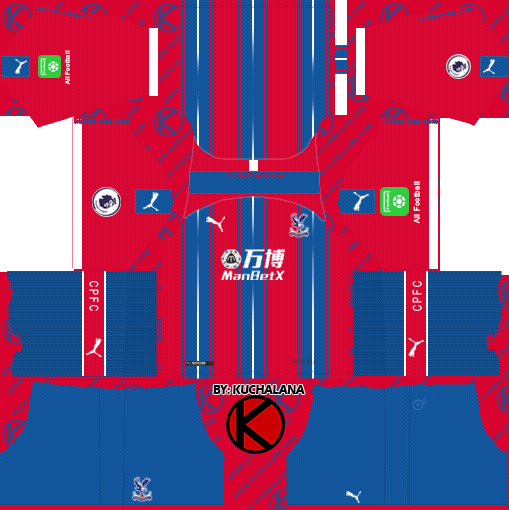 Crystal Palace F.C. 2019/2020 Kit - Dream League Soccer Kits