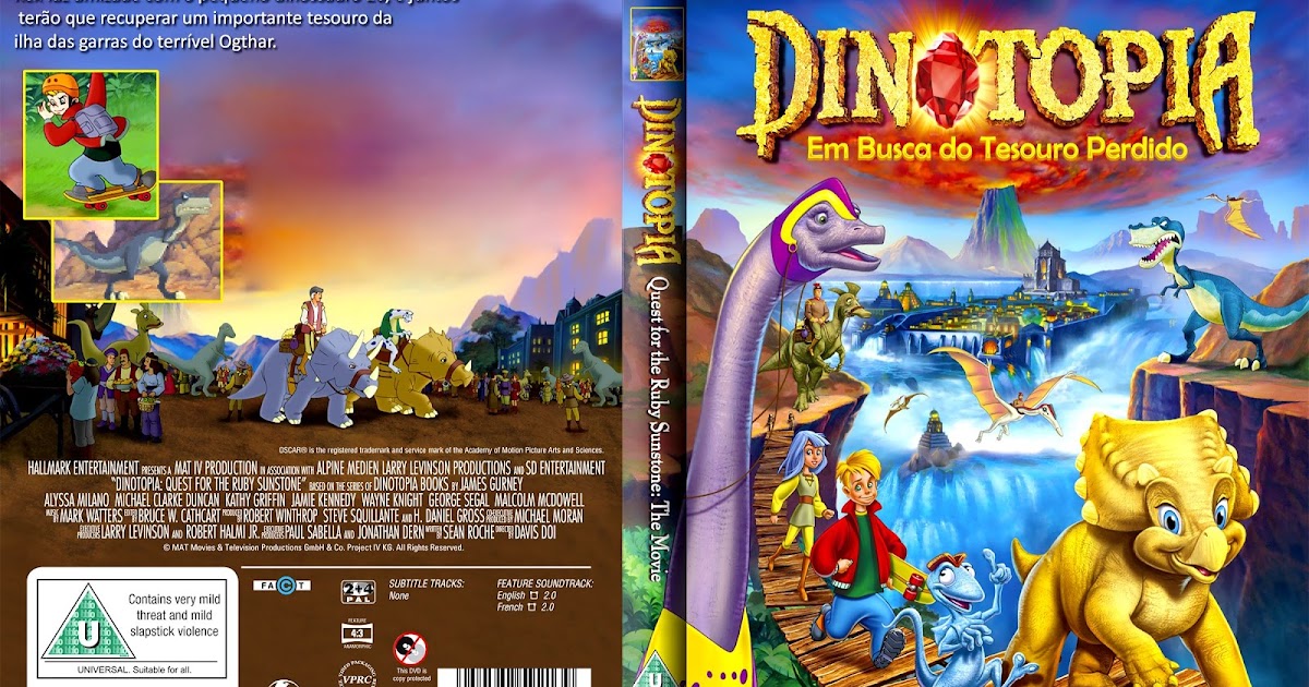 Capas Filmes Animação Dinotopia Em Busca do Tesouro Perdido Capas Filmes Animação Dinotopia Em Busca do Tesouro Perdido