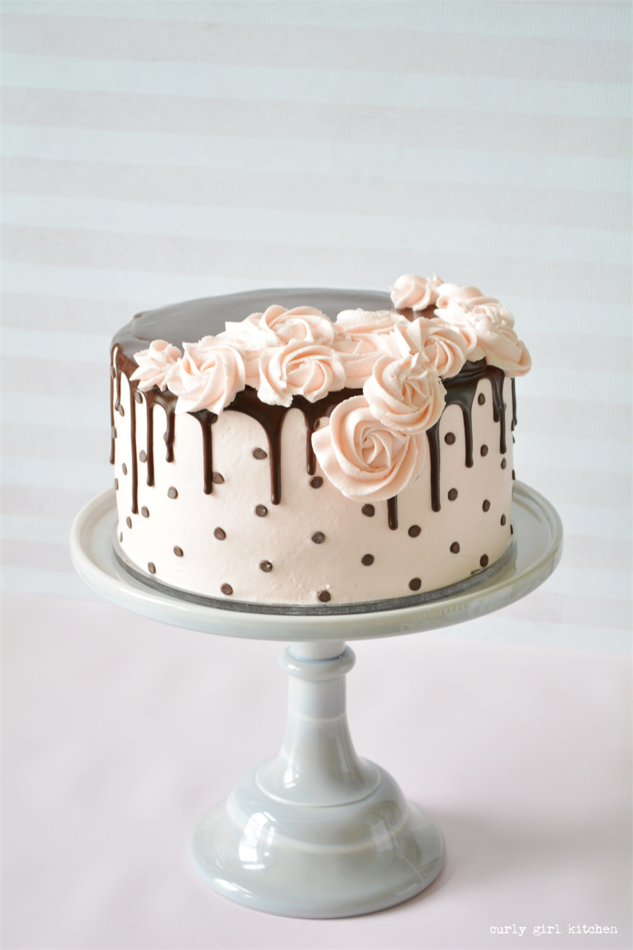 Curly Girl Kitchen Wedding Vows Pie And A Polkadot Drip Cake