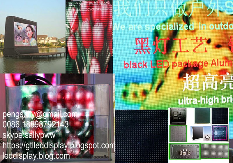 LED display LED screen LED billboards LED signs LED panel: BLACK FACE ...