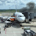 Fogo perto de avião causa susto no aeroporto de Confins