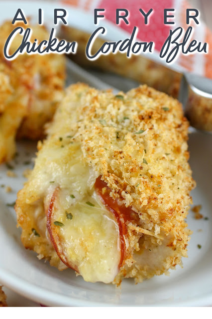 Air Fryer Chicken Cordon Bleu