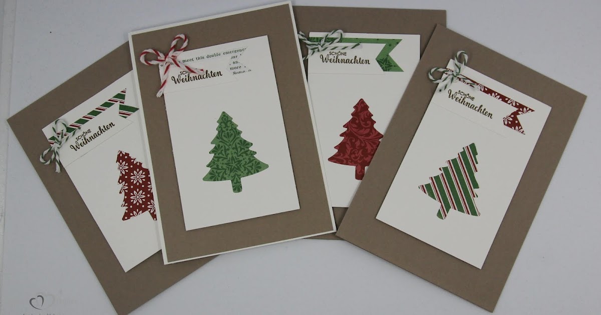 StanzeHerzPapier: Adventskalender Nr. 8 Tannen und Karos äh Reste