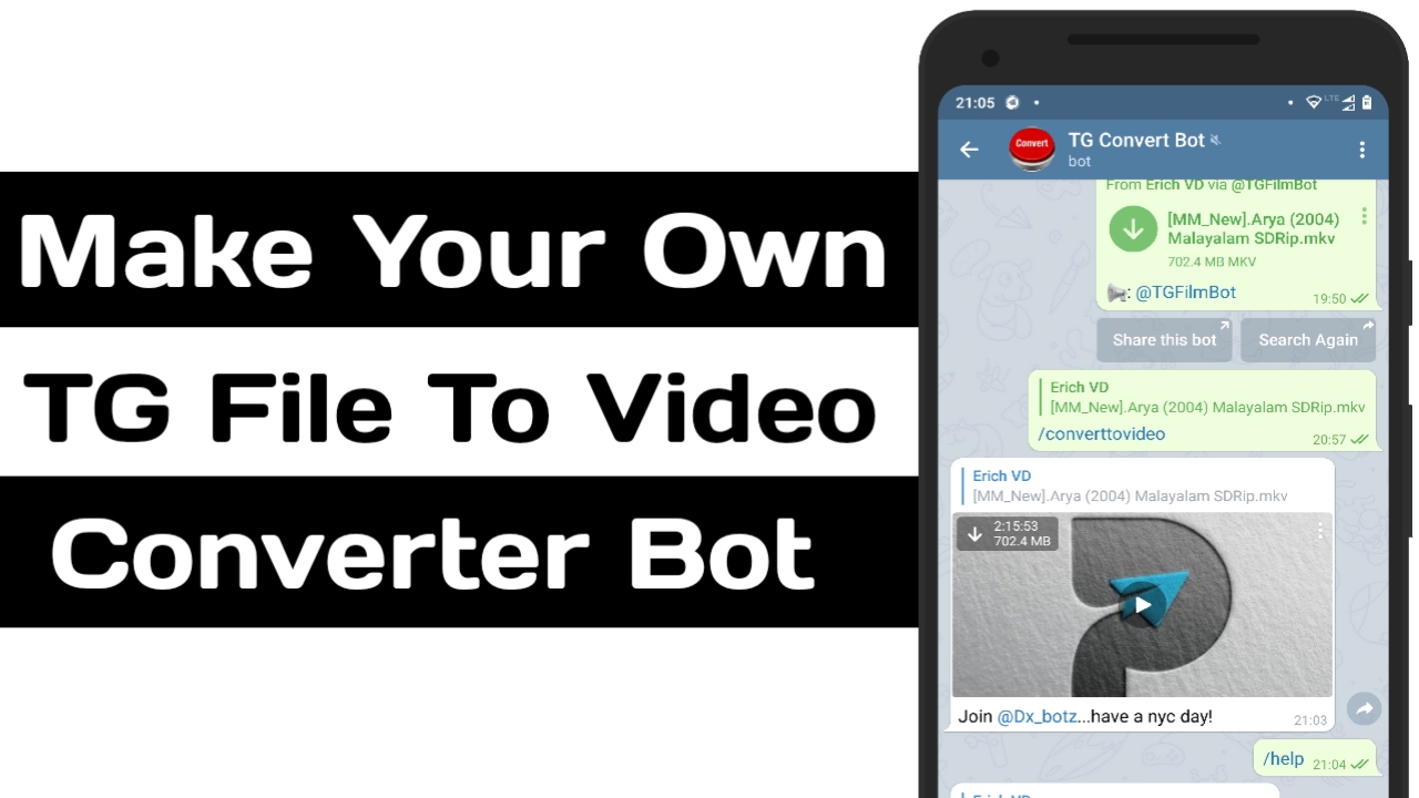 Конвертер бот. Тг бот конвертер. Telegram Video bot. Thumbnail Converter. Лидконвертер бот