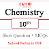 10th class chemistry short questions notes pdf download