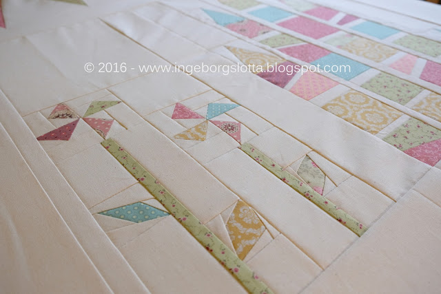 Baby Quilt flying geese