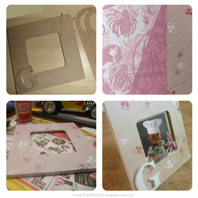 The Nifty Nutt Mod Podge Picture Frame