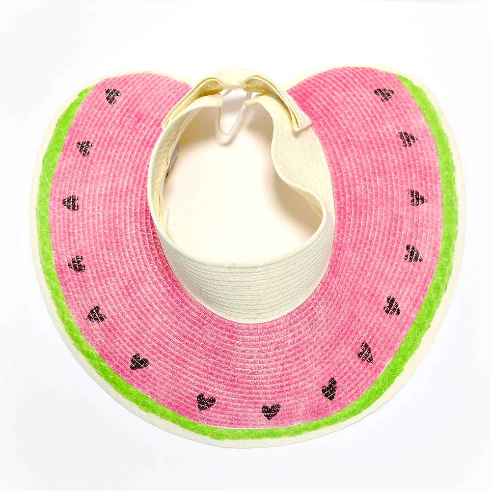 Easy DIY Watermelon Sun Hat Tutorial