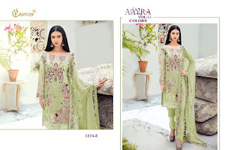 Pakistani Suits Catalogue | Cosmos Aayra vol 11
