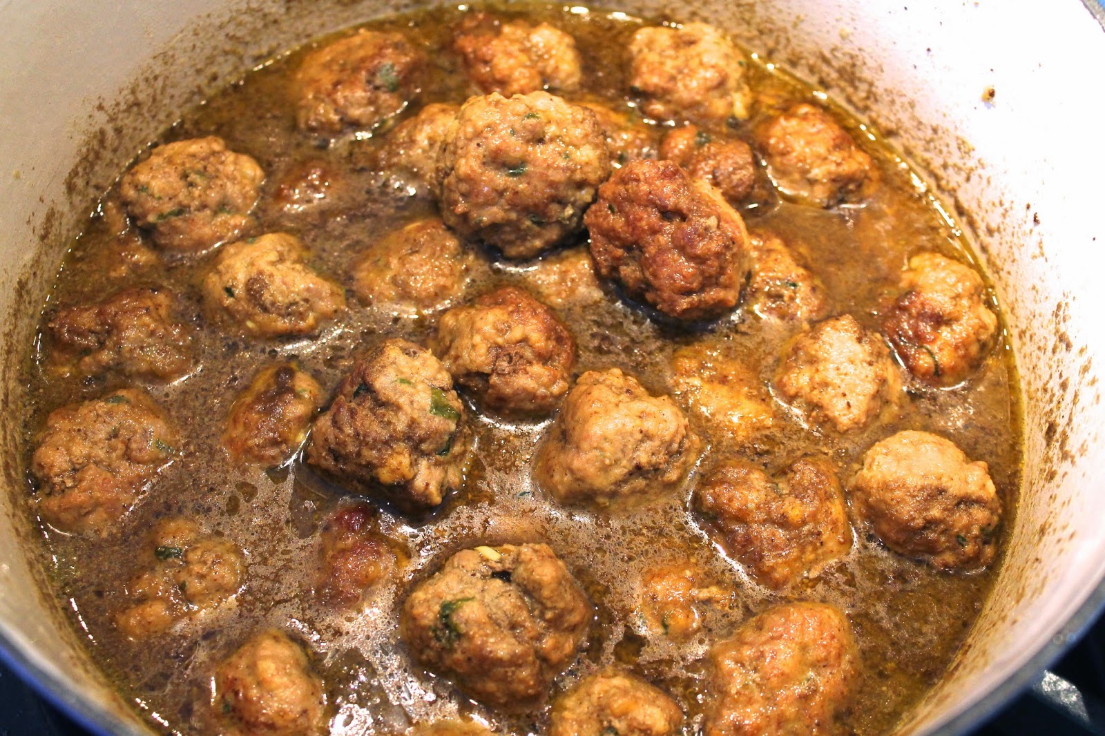 Saffron & Sun Curried Meatballs with Basmati Rice, Raisins and Pine Nuts