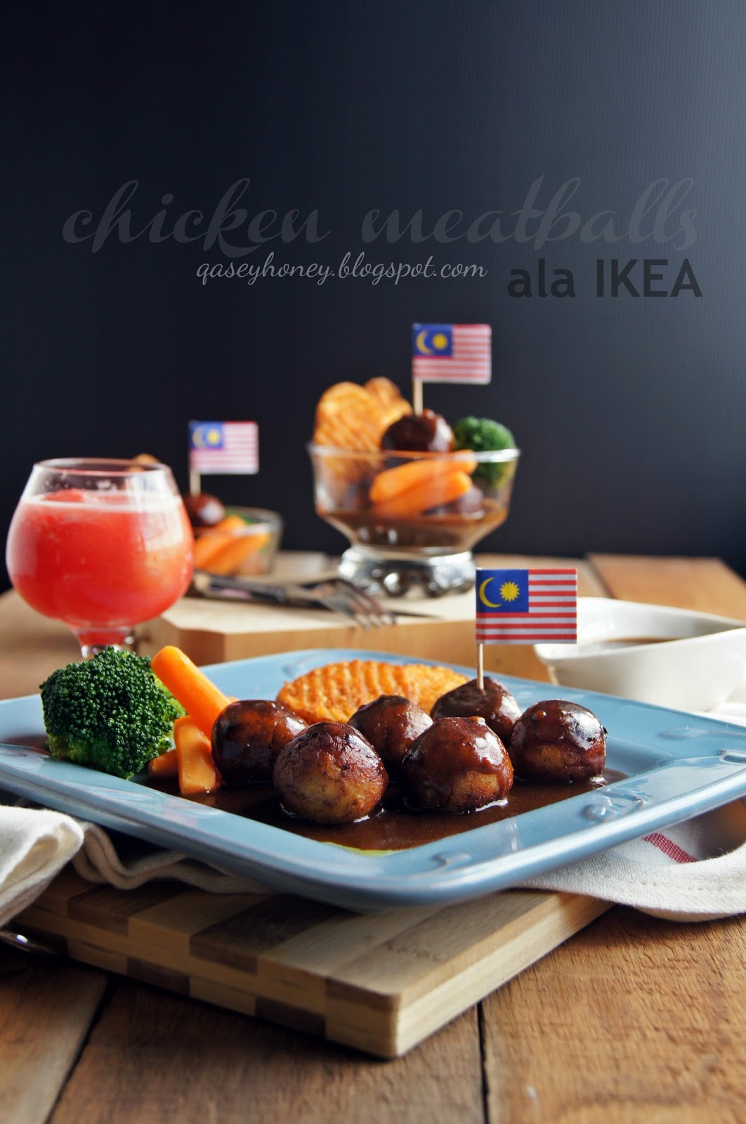 Chicken Meatballs Ala Ikea Qasey Honey