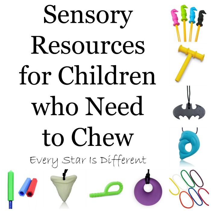 Sensory Resources for Children Who Need to Chew