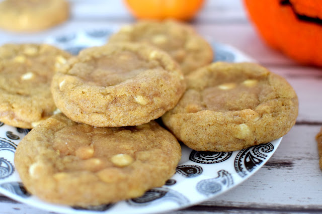 Halloween Spiced White Choc Chip Pumpkin Cookies Recipe