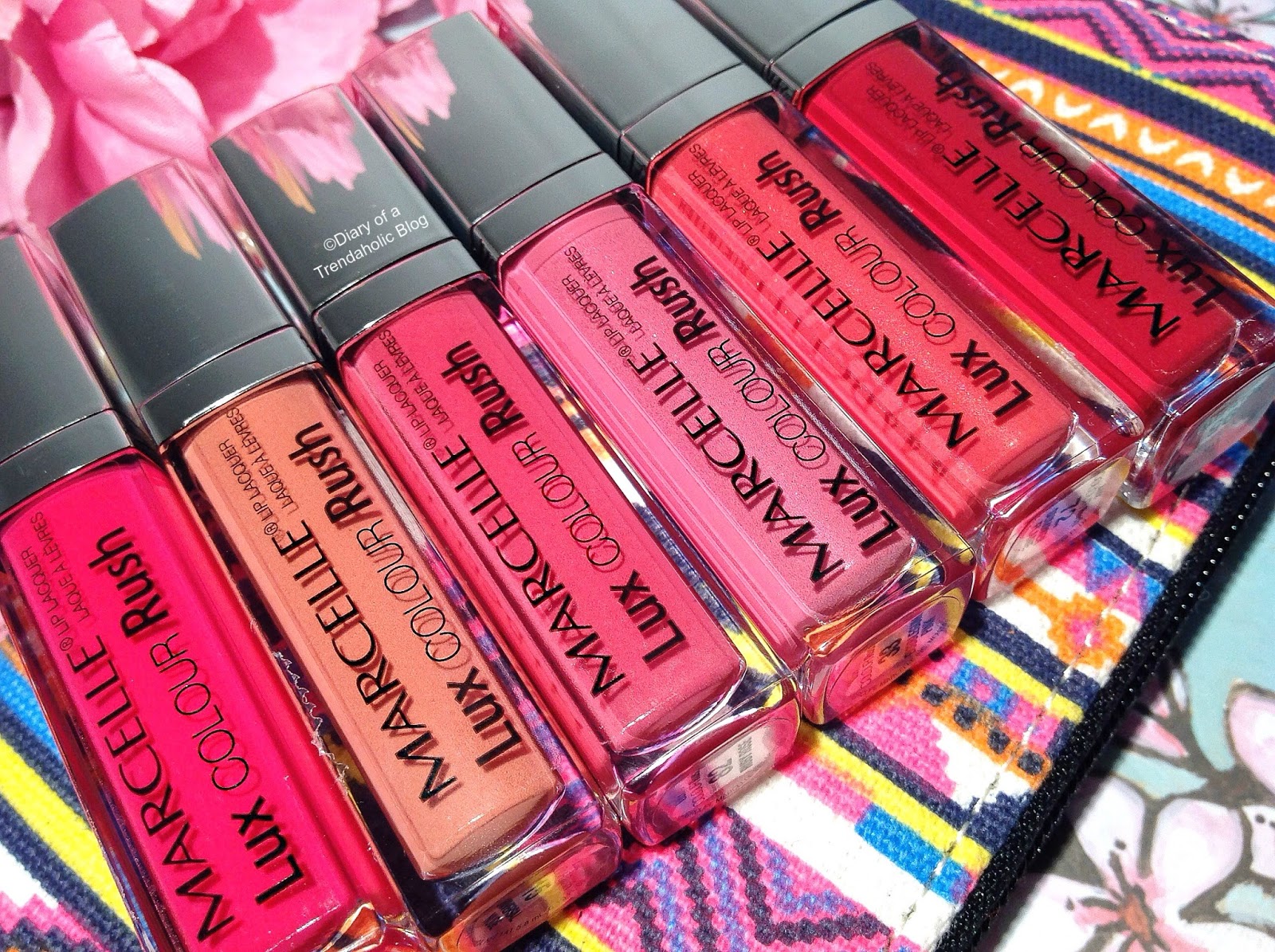 Diary of a Trendaholic Marcelle Cosmetics Lux Color Rush Lip Lacquer