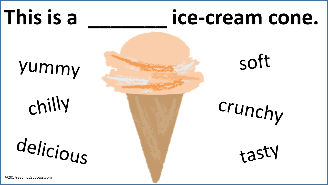 Reading2success: Adjectives to describe people, animals, places, things