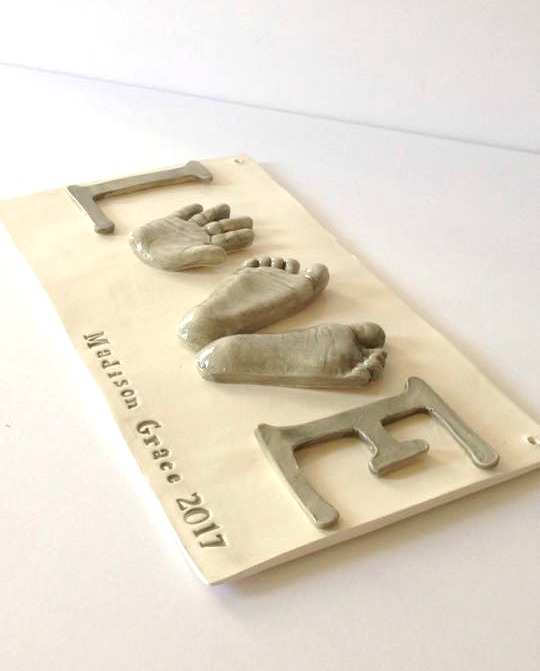 Custom Handprint LOVE Plaque For Children