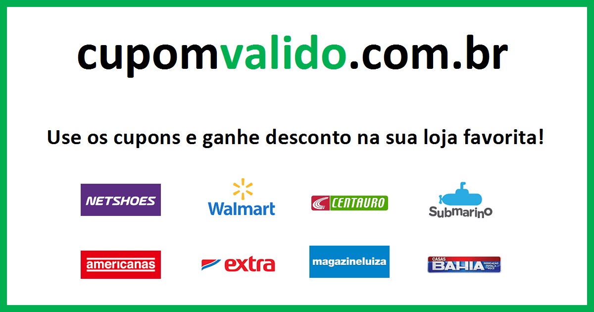 cupons validos netshoes