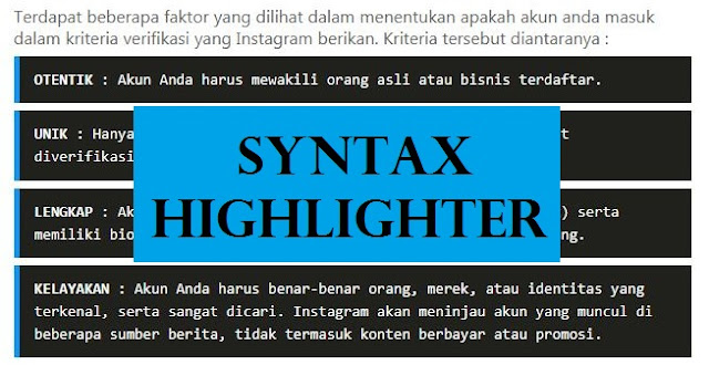 Syntax Highlighter Syntax Highlighter