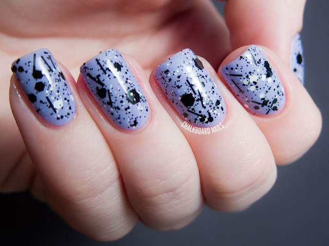 Chalkboard Nails: Hard Candy - Black Tie Optional