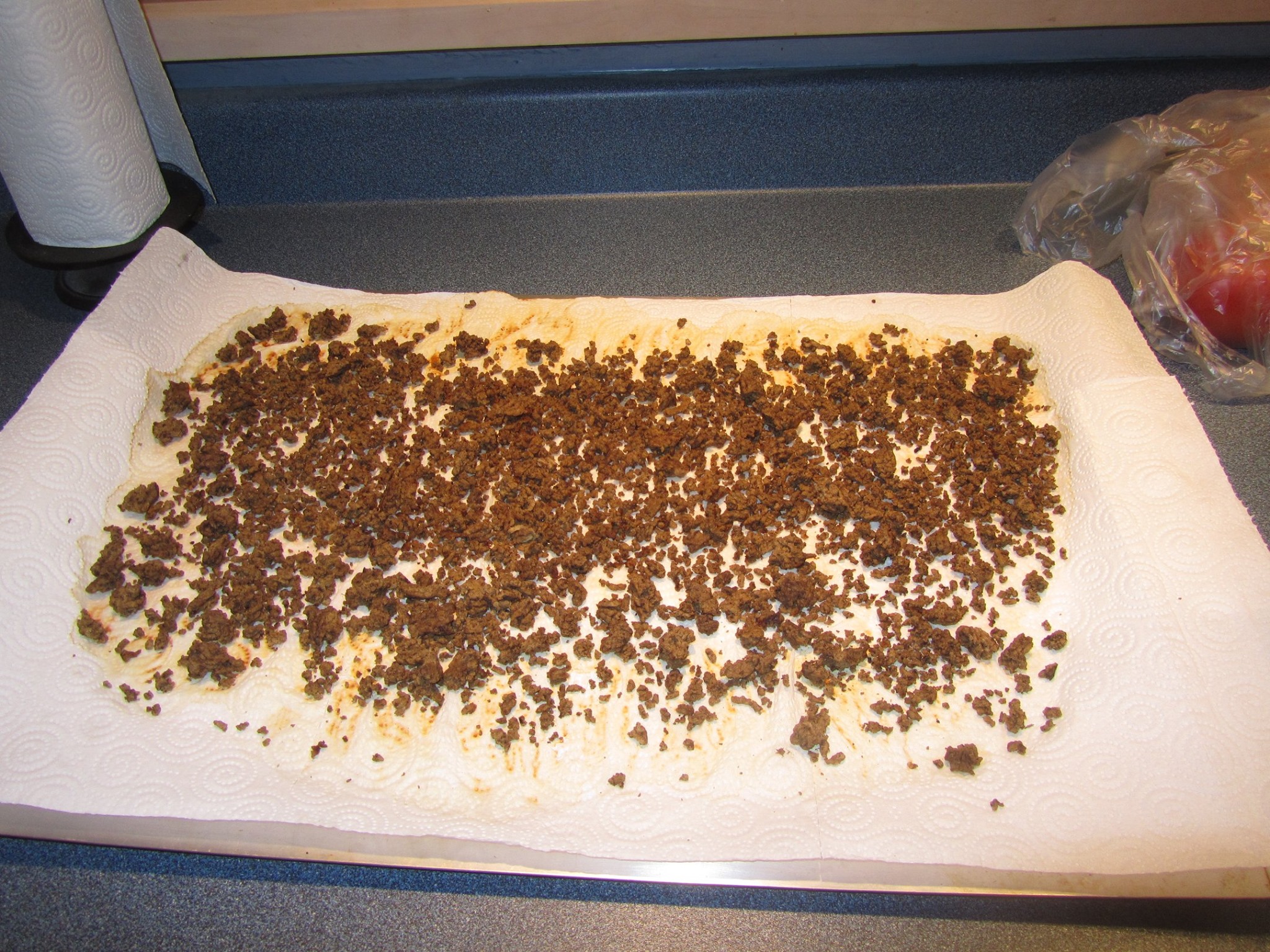 Dehydrating Raw Ground Beef, Meat, Chicken in Oven for Canoe Tripping