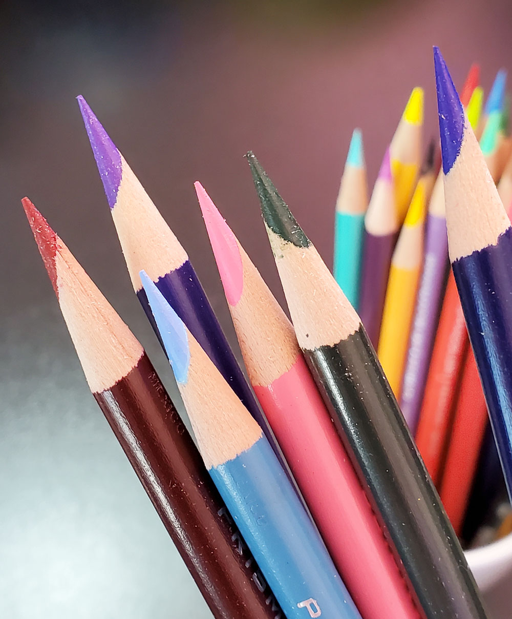 Fueled by Clouds & Coffee: Vintage Colored Pencils: Sanford Prismacolor  Watercolor Pencils