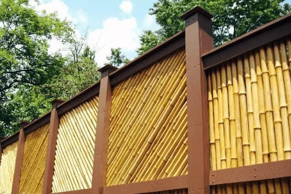 Model Pagar Rumah Minimalis dari Bambu Model Pagar Rumah Minimalis dari Bambu