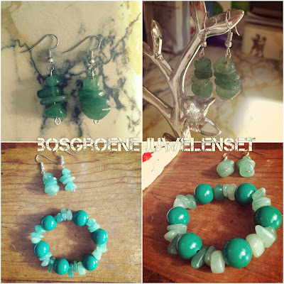 Handmade Jewelry Bosgroene Juwelenset Handmade Jewelry Bosgroene Juwelenset