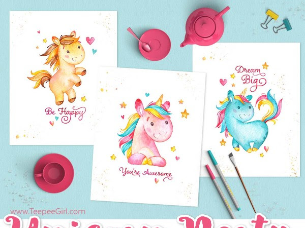 Unicorn Party Printables, a FREEBIE and a Giveaway!