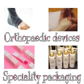 This image shows uses of PHBV in speciality packaging and orthopaedic devices.