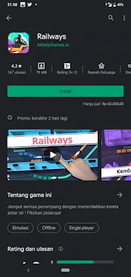 Masa Berlaku Game Railways Gratis untuk Android di Google Play Store