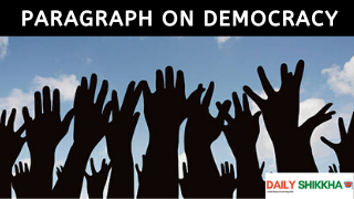 paragraph on Democracy paragraph on Democracy