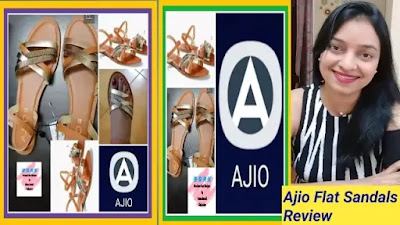 ajio flat sandals review, ajio footwear female, ajio sandals review