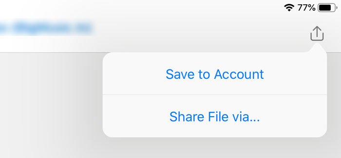Come salvare gli allegati di Outlook in Google Drive su iPad