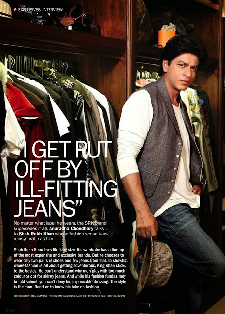 Shahrukh Khan interview with 'Filmfare Mag' October 2013 issue 