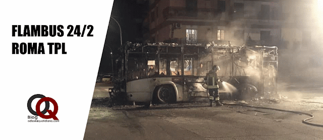 Incendio bus al Portuense: fiamme a bordo del 710
