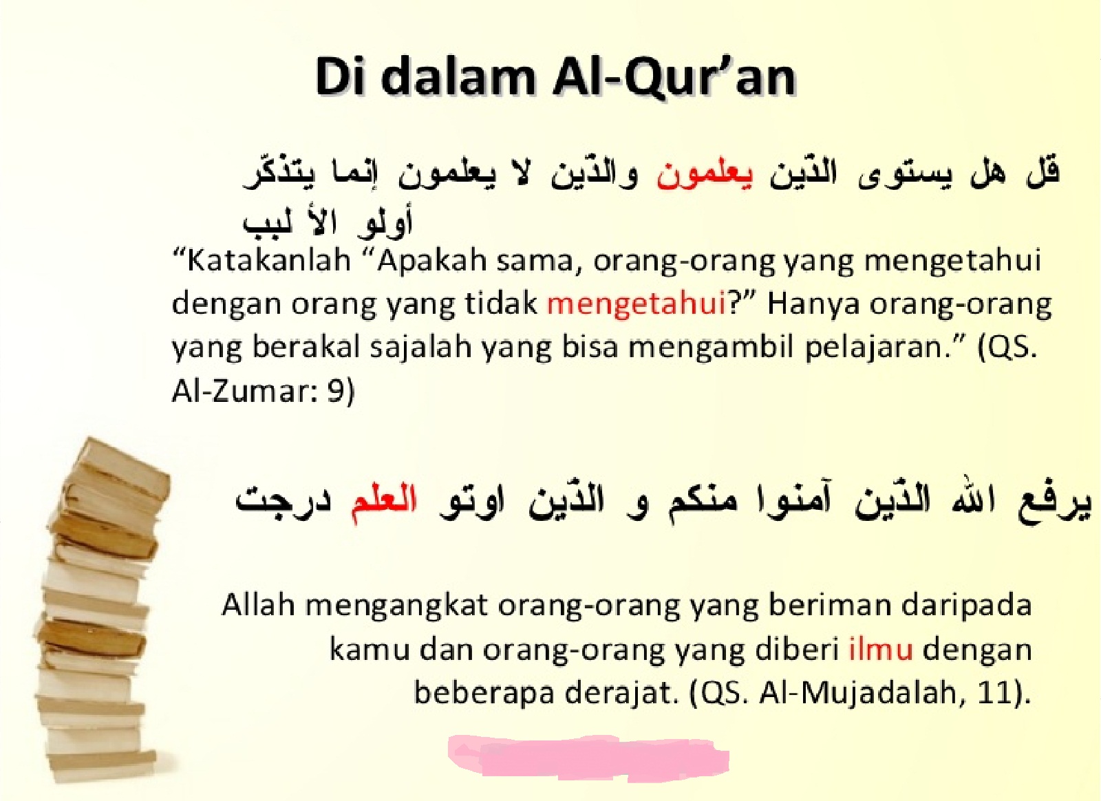 Ilmu Pengetahuan dalam Islam