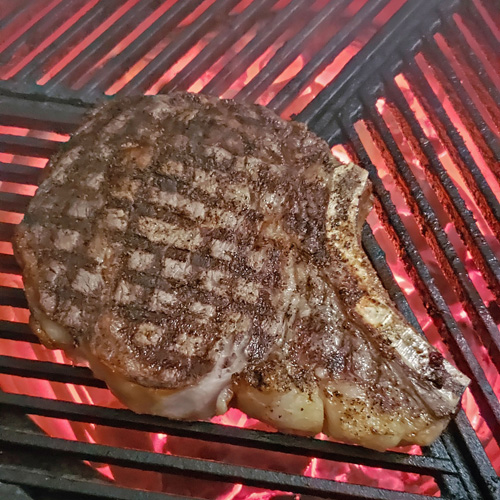 Grilled Bone-in Ribeye Steak Recipe