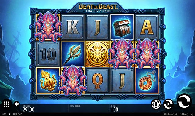 Ulasan Slot Thunderkick Indonesia - Beat The Beast Kraken's Lair Slot Online