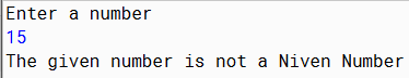 Niven Number | Write a program in Java to check if the given number is ...