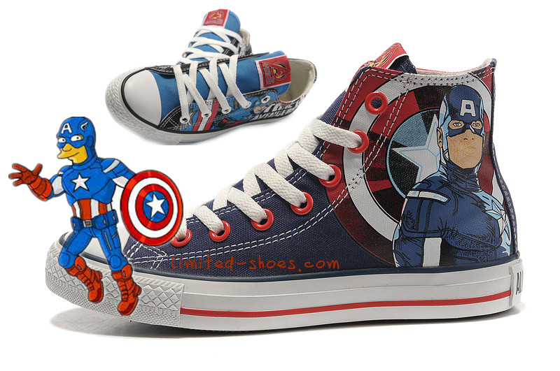Converse Limited Edition Converse The Avengers Captain America limited