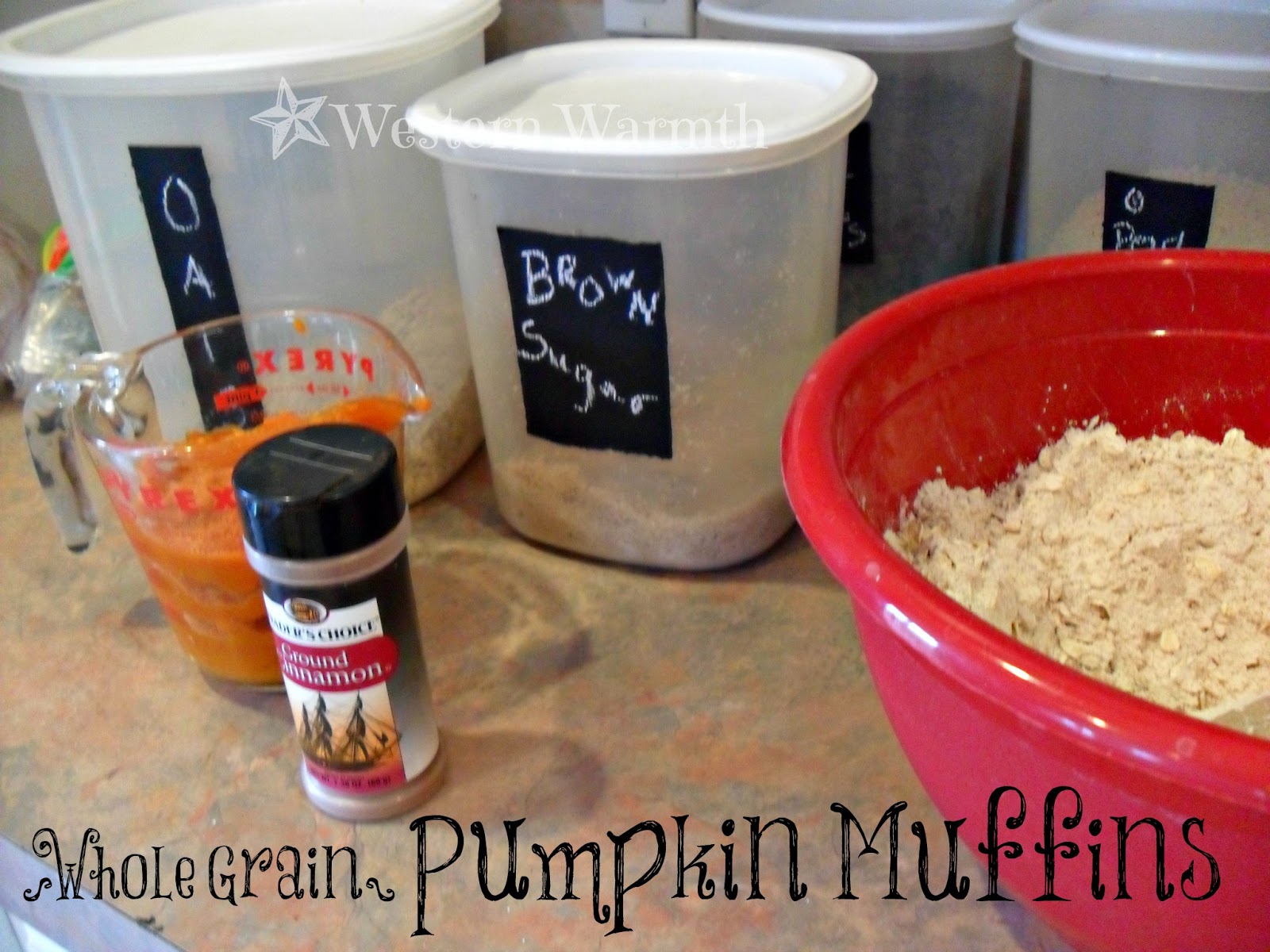 Western Warmth Whole Grain Pumpkin Muffins