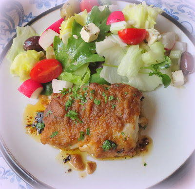 Mediterranean Cod with Lemon & Garlic