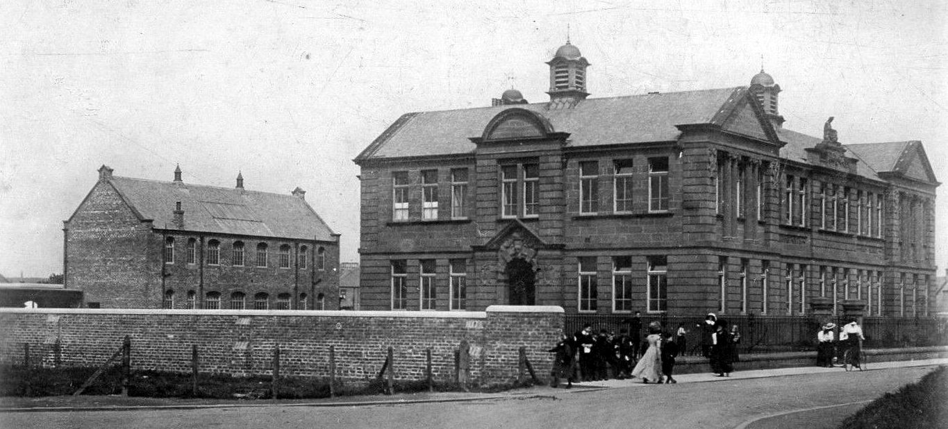 Tour Scotland Old Photograph High School Grangemouth Scotland