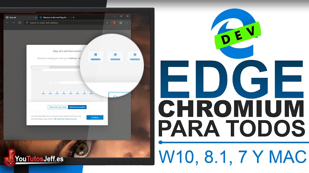 Descargar Edge Chromium para Windows 10, 8.1, 7 y macOS