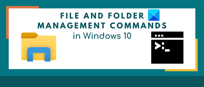 Windows 10에서 CMD를 통해 파일 및 폴더를 관리하는 유용한 명령